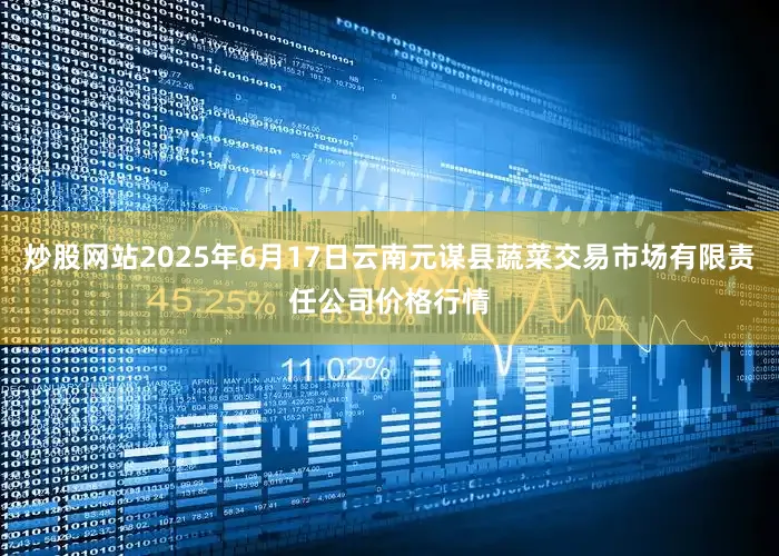 炒股网站2025年6月17日云南元谋县蔬菜交易市场有限责任公司价格行情