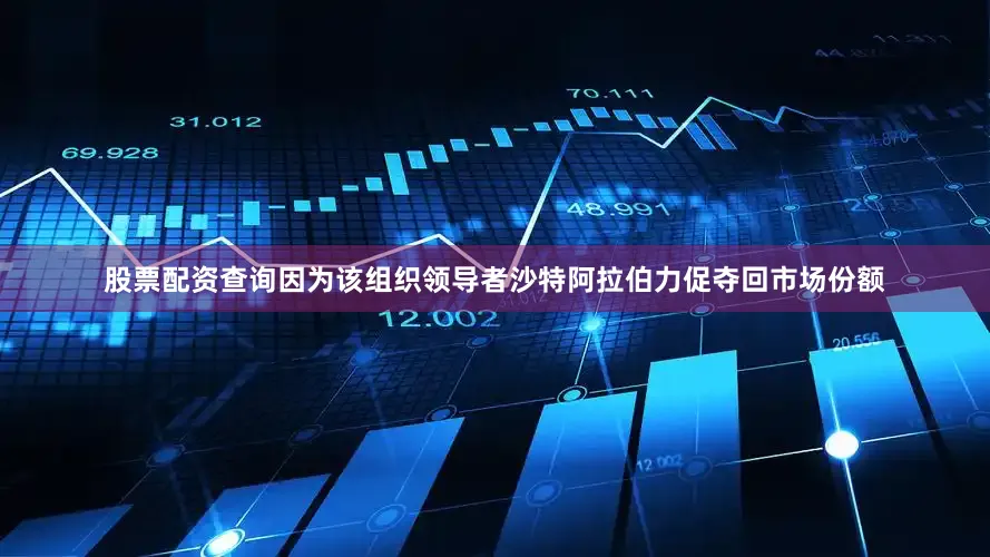 股票配资查询因为该组织领导者沙特阿拉伯力促夺回市场份额